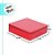 Lata de Metal Quadrada - Vermelho - 19,5x19,5x5,5cm - 1 unidade - Rizzo - Imagem 3