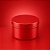 Lata de Metal Redonda - Vermelho - 7,5x7,5x4,5cm - 1 unidade - Rizzo - Imagem 1