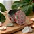 Lata De Metal Estampa De Mandala - Vermelho - 7x7cm - 130ml - 1 unidade - Rizzo - Imagem 1