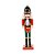 Soldado de Chumbo Vermelho e Verde com Tambor - Madeira - 30 cm - Modelo A - 1 unidade - Rizzo - Imagem 1