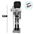 Boneco Soldado Quebra Nozes de Madeira Com Lança - 18,5cm - Azul e Vermelho - 1 unidade - Rizzo - Rizzo - Imagem 2