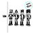 Kit Boneco Soldado Quebra Nozes de Madeira - 13cm - Preto e Dourado - 4 unidades - Rizzo - Rizzo - Imagem 2