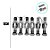 Kit Boneco Soldado Quebra Nozes de Madeira - 10cm - Chapéu Preto e Vermelho - 6 unidades - Rizzo - Rizzo - Imagem 2