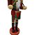 Boneco Soldado Quebra Nozes de Madeira com Tambor - 37cm - Verde e Vermelho - 1 unidade - Rizzo - Imagem 2