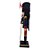 Boneco Soldado Quebra Nozes de Madeira com Bastão - 30cm - Azul e Vermelho - 1 unidade - Rizzo - Imagem 2