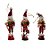 Conjunto Boneco Soldado Quebra Nozes de Madeira - 14cm - Verde e Vermelho - 3 unidades - Rizzo - Imagem 1