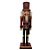 Boneco Soldado Quebra Nozes de Madeira - 30cm - Verde e Vermelho - 1 unidade - Rizzo - Imagem 1