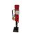 Boneco Soldado Quebra Nozes de Madeira com Espada - 30cm - Azul, Verde e Vermelho - 1 unidade - Rizzo - Imagem 2