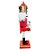 Boneco Soldado Quebra Nozes de Madeira com Tambor - 25cm - Azul, Branco e Vermelho - 1 unidade - Rizzo - Imagem 2