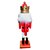 Boneco Soldado Quebra Nozes de Madeira com Tambor - 25cm - Azul, Branco e Vermelho - 1 unidade - Rizzo - Imagem 3