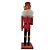 Boneco Soldado Quebra Nozes de Madeira com Espada - 30cm - Vermelho - 1 unidade - Rizzo - Imagem 4