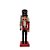 Boneco Soldado Quebra Nozes de Madeira com Espada - 25cm - Azul e Vermelho - 1 unidade - Rizzo - Imagem 1