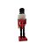 Boneco Soldado Quebra Nozes de Madeira com Espada - 25cm - Azul e Vermelho - 1 unidade - Rizzo - Imagem 4