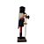 Boneco Soldado Quebra Nozes de Madeira com Machado - 25cm - Azul e Vermelho - 1 unidade - Rizzo - Imagem 3
