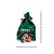 Saco Para Presente Decorado - Papai Noel Coração Verde - 23x33cm - 50 unidades - Rizzo - Imagem 3