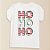 Camiseta Branca Estampada - HoHoHo - Infantil - 1 unidade - Rizzo - Imagem 1