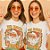 Camiseta Branca Estampada - Papai Noel Hippie - Adulto - 1 unidade - Rizzo - Imagem 2