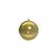 Bola de Acrílico Dourado Transparente - 10cm  - 5 unidades - Rizzo - Imagem 1