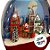 Cenário de Natal - Globo de Natal Iluminado com Led - Gangorra Papai Noel e Boneco de Neve - 27,5x7,5x29cm - 1 unidade - - Imagem 2