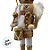 Kit Boneco Soldado Quebra Nozes de Madeira - Branco e Dourado - 12,5cm  - 5 unidades - Rizzo - Imagem 6