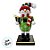 Enfeite Decorativo de Natal em Madeira - Boneco de Neve - 15cm - 1 unidade - Rizzo - Imagem 2