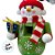 Enfeite Decorativo de Natal em Madeira - Boneco de Neve - 15cm - 1 unidade - Rizzo - Imagem 5