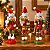Kit Boneco Duendes de Madeira - Vermelho e Verde - 12cm - 3 unidades - Rizzo - Imagem 1
