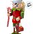 Kit Boneco Duendes de Madeira - Vermelho e Verde - 12cm - 3 unidades - Rizzo - Imagem 5