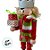 Kit Boneco Duendes de Madeira - Vermelho e Verde - 12cm - 3 unidades - Rizzo - Imagem 6
