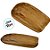 Bandeja Decorativa em Madeira Natural Formato Orgânico - 44x26x3cm - 1 unidade - Rizzo - Imagem 2