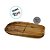 Bandeja Decorativa em Madeira Natural Formato Orgânico - 44x26x3cm - 1 unidade - Rizzo - Imagem 3
