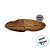 Bandeja Decorativa em Madeira Natural Formato Orgânico - 42,5x27x5cm - 1 unidade - Rizzo - Imagem 3