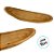 Bandeja Decorativa em Madeira Natural Formato Canoa - 56x14x9cm - 1 unidade - Rizzo - Imagem 2