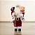 Papai Noel Decorativo em Pé com Saco de Presentes e Urso - Vermelho e Dourado - 30cm - RZO01901 - 1 unidade - Rizzo - Imagem 1