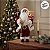 Papai Noel Decorativo em Pé com Saco de Presentes e Urso - Vermelho e Dourado - 30cm - RZO01901 - 1 unidade - Rizzo - Imagem 9