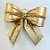 Laço Lamê Dourado e Galão M - 24x27x6cm - 1 unidade - Rizzo - Imagem 1