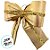 Laço Decorativo Lamê Dourado e Galão M - 24x27x6cm - 1 unidade - Rizzo - Imagem 4