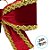 Laço de Veludo Vermelho e Galão P - 21x22x5 - 1 unidade - Rizzo - Imagem 2