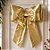 Laço Lamê Dourado - 60cm - 1 unidade - Rizzo - Imagem 1