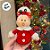 Enfeite Decotivo Para Pendurar De Natal - Mamãe Noel - 16x13x6cm - 1 unidade - Cromus - Rizzo - Imagem 2