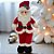 Papai Noel Decorativo em Pé de Natal - Vermelho/Branco - 40x22x8cm - 1 unidade - Cromus - Rizzo - Imagem 1