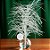 Galho Decorativo de Natal - Espiral Branco Com Glitter - 86x31x19cm - 1 unidade - Cromus - Rizzo - Imagem 1