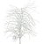 Galho Decorativo de Natal - Espiral Branco Com Glitter - 86x31x19cm - 1 unidade - Cromus - Rizzo - Imagem 2