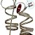 Galho Decorativo de Natal - Espiral Champagne Com Glitter - 34x10x10cm - 1 unidade - Cromus - Rizzo - Imagem 4