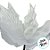 Poinsétia Decorativa - Veludo Branco Com Glitter - 34x33x9,5cm - 1 unidade - Cromus - Rizzo - Imagem 3