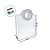 Sacola Transparente Fosca PVC com Alça Redonda de Couro Branco - 18,5x16x8cm  - 10 unidades - Rizzo - Imagem 3