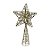 Topo Estrela para Árvore de Natal Plástico - Ouro - 24x14x5cm - 1 unidade - Cromus - Rizzo - Imagem 1