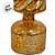 Enfeite Decorativo de Natal com Luz e Movimento - Árvore Giratória Dourada - 29,5x9x9cm - 1 unidade - Cromus - Rizzo - Imagem 3