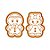 Kit Cortador Carimbo Casal Boneco Gingerbread 3D - Ref.1068 - 1 unidade - RR Cortadores - Rizzo - Imagem 1