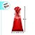 Saco Para Presente Metalizado - Vermelho G4 - 20x50cm - 50 unidades - Cromus - Rizzo - Imagem 2